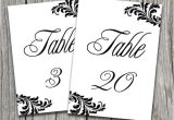 Table Numbers Template for Weddings Victorian Wedding Victorian Wedding Table Number