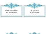 Table Placement Cards Templates 6 Best Images Of Free Printable Wedding Place Cards Free