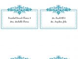 Table Placement Cards Templates 6 Best Images Of Free Printable Wedding Place Cards Free