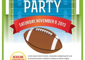 Tailgate Party Flyer Template American Football Tailgate Party Flyer Royalty Free Vector