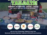 Tailgate Party Flyer Template Tailgate Flyer Open House 2015 Electronic Business Machines