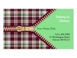 Tailoring Business Card Templates Free Fashion Tailoring Business Card Zazzle