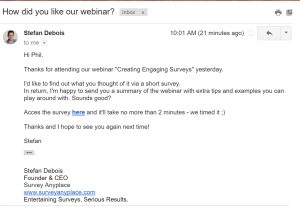 Take Our Survey Email Template 13 Creative Ways to Measure Customer Satisfaction