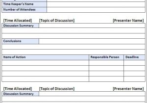 Taking Minutes In A Meeting Template 7 Free Meeting Minutes Templates Excel Pdf formats