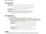 Talent Manager Contract Template 10 Artist Management Contract Templates Word Docs