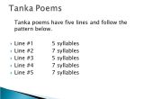 Tanka Poem Template Haiku Tanka Cinquain and Diamante Ppt Video Online