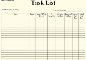 Task order Management Plan Template Modeles Microsoft Office Modele De Liste Des Taches