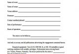 Tattoo Artist Contract Template 10 Artist Agreement Contract Samples Word Pdf Pages