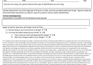 Tattoo Artist Contract Template Sample Artist Release form 9 Examples In Word Pdf