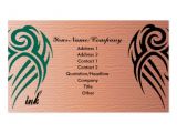 Tattoo Business Cards Templates Free Skin Tattoo Business Card Template Zazzle