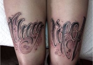 Tattoo Cover Up Letters Both Thigh Cover Up with Nice Thug Life Letters Tattoo
