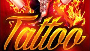Tattoo Flyer Template Free Tattoo Party Flyer Template Psd Download now Xtremeflyers
