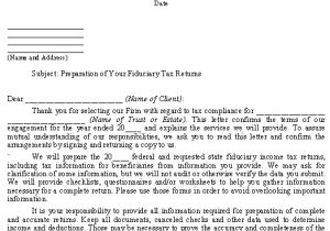 Tax Engagement Letter Template 10 Best Images Of Accounting Engagement Agreement Template