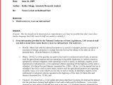 Tax Research Memo Template Tax Memo format Memo Example