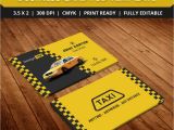 Taxi Business Cards Templates Free Download Free Taxi Cab Business Card Template Psd Designyep