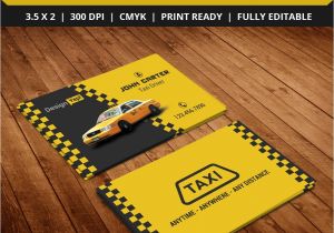 Taxi Business Cards Templates Free Download Free Taxi Cab Business Card Template Psd Designyep