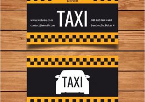 Taxi Business Cards Templates Free Download Taxi Business Card Template Vector Free Download