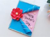 Teacher Day Ka Card Kaise Banaya Jata Hai Diy Teacher S Day Card Handmade Teachers Day Card Making Idea