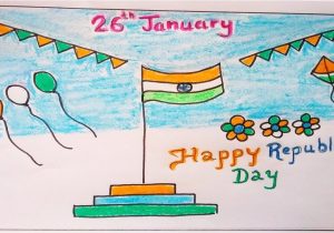 Teacher Day Ka Card Kaise Banaya Jata Hai How to Draw Republic Day Easy for Kids Easy India Flag Drawing