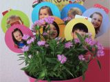 Teacher Gift Card Flower Pot Behind Each Of the Kids Faces is A Gift Card From their