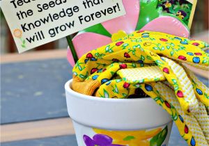 Teacher Gift Card Flower Pot Teacher Appreciation Gift Ideas with Printables the