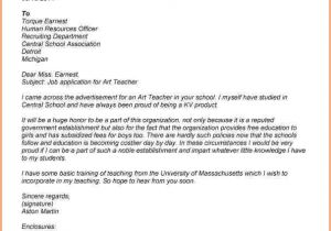 Teacher Job Application Resume Letter Cover for Teacher Application Freshers Teaching