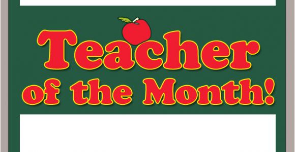 Teacher Of the Month Certificate Template Certificates 4 Teachers Free Certificate Builder Award