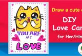 Teachers Day Card by Rachna Handmade I Love You Greeting Cards for Him Her Draw A Cute