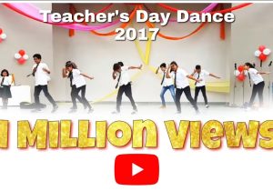 Teachers Day Card for Sir Teacher S Day Dance 2017 B S Memorial School Abu Road