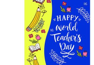 Teachers Day Card Greeting Card Happy World S Teacher Day Greeting Card