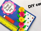 Teachers Day Card Ideas Simple Diy Teacher S Day Card Handmade Teacher S Day Card Easy