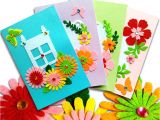 Teachers Day Card Made by 3 Year Old Card Making Kits Diy Handmade Greeting Card Kits for Kids Christmas Card Folded Cards and Matching Envelopes Thank You Card Art Crafts Crafty Set