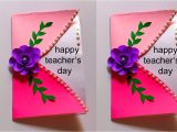 Teachers Day Card Making Youtube Diy Teacher S Day Card How to Make Greeting Card for