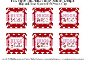 Teachers Day Card Templates Free Freebie Hugs and Kisses Valentine Free Printable Tag Card