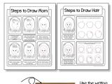 Teachers Day Card to Draw Mother S Day Card Portrait Of Mom Directed Drawing with