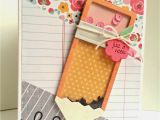 Teachers Day Card with Paper Pencil Shaker with Images Teacher Cards Teacher