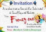 Teachers Day Celebration Invitation Card Beautiful Surprise Party Invitation Template Accordingly