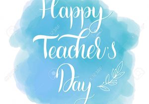 Teachers Day Greeting Card Designs Happy Teacher Day Lettering Elements for Invitations