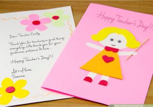 Teachers Day Handmade Card Images How to Make A Homemade Teacher S Day Card 7 Steps with