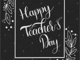 Teachers Day Invitation Card Matter Happy Teachers Day Black and White Stock Photos Images Alamy