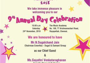 Teachers Day Invitation Card Writing Gt Institutions On