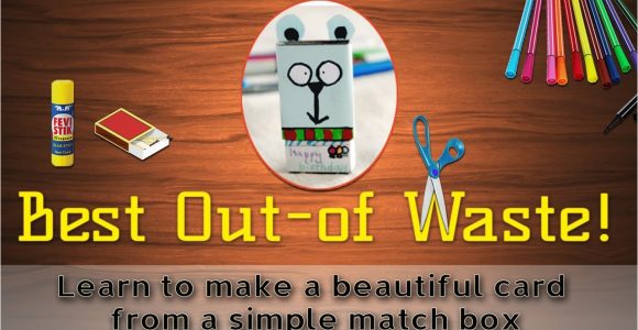 Teachers Day Ka Card Banane Ka Tarika How to Make A Greeting Card From Waste Material