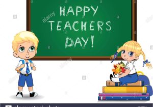 Teachers Day Ka Greeting Card Ka We Stock Vector Images Alamy