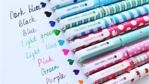 Teachers Day Pen Gift Card Cute Color Pens for Women toshine Colorful Gel Ink Pens Multi Colored Pens for Bullet Journal Writing Roller Ball Fine Point Pens for Kids Girls