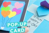 Teachers Day Waterfall Card Tutorial 3d Pop Up Card Diy Card Ideas
