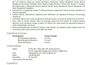 Technical Manager Resume Samples Technical Resume Template 6 Free Word Pdf Document