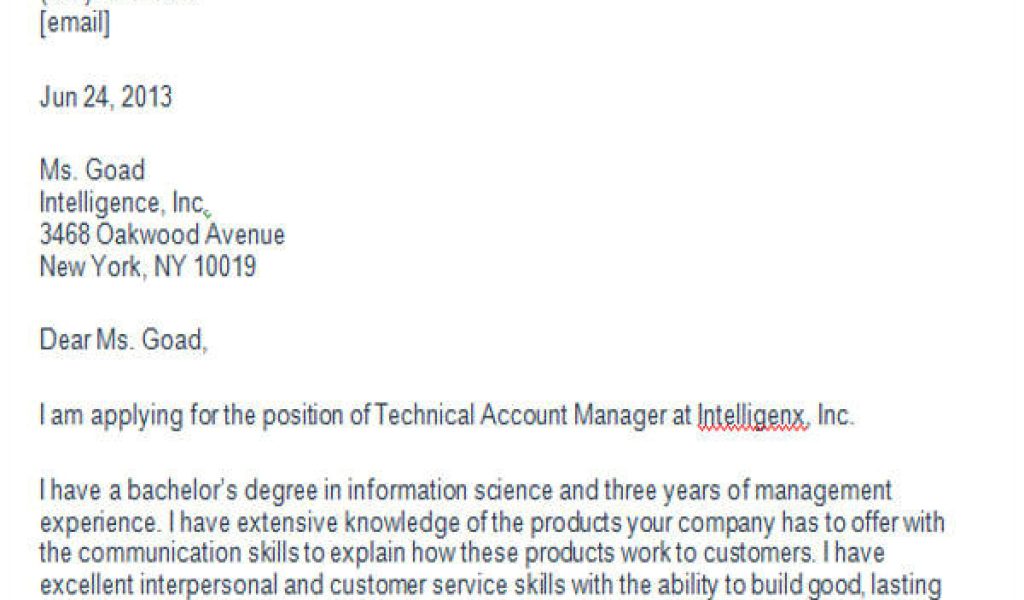 technical officer cover letter sample