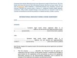Technical Quality Agreement for Contract Manufacturing Template Sample License Agreement Template 29 Free Documents In