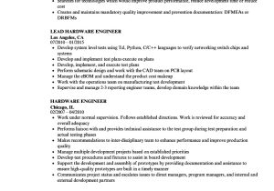 Technical Skills for Electronics Engineer Resume 10 Entry Level Engineering Resume Examples Cover Letter
