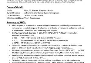 Technical Skills for Electronics Engineer Resume Experience Electronics Engineer Resume Pdf format E